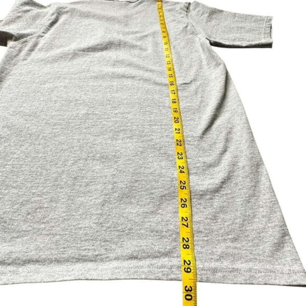 VTG 80s Champion Heritage BIG C LOGO Shirt‎ L Grey Embroidered Patch Crew Neck - Picture 8 of 9